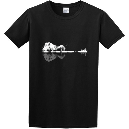 Guitar The Sound of Silence Mens T-Shirt Guitar The Sound of Silence Mens T-Shirt