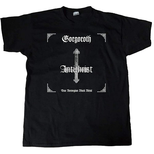 Gorgoroth Antichrist 1996 Album Cover Mens T-Shirt Gorgoroth Antichrist 1996 Album Cover Mens T-Shirt