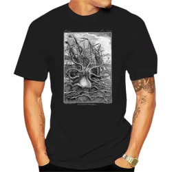 LE Kraken Mens T-Shirt Tentacle Pirate Ship Tee Black