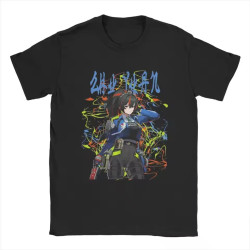 Zenless Zone Zero Video Game T-Shirts Men ARPG Role-Playing Crazy Cotton T Shirt Black
