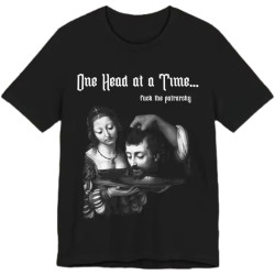 Feminist Anti Patriarchy T-Shirt Casual Spring Funny Unisex Black