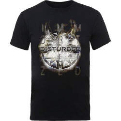 Rockoff Trade Men's Disturbed Symbol T-Shirt Black Rockoff Trade Men's Disturbed Symbol T-Shirt Black