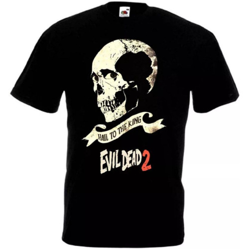 Evil Dead 2 v.2 T Shirt Black Movie Poster Horror Black Evil Dead 2 v.2 T Shirt Black Movie Poster Horror Black