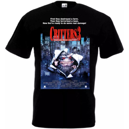 Critters 3 Movie Poster T Shirt Black