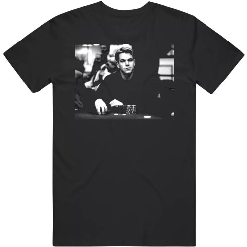 Cult Movie Rounders Mike McD Johnny Chan Movie Fan v2 T Shirt Black