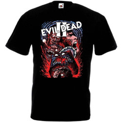 Evil Dead 2 v.6 T Shirt Black Movie Poster Horror Black Evil Dead 2 v.6 T Shirt Black Movie Poster Horror Black