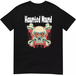 I Love Haunted Mound Hauntaholics Funny Haunted Short-Sleeve Unisex T-Shirt Black I Love Haunted Mound Hauntaholics Funny Haunted Short-Sleeve Unisex T-Shirt Black