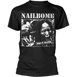 NAILBOMB BUMBKLAATT Men Black Cotton T-Shirt Print Tee Shirts