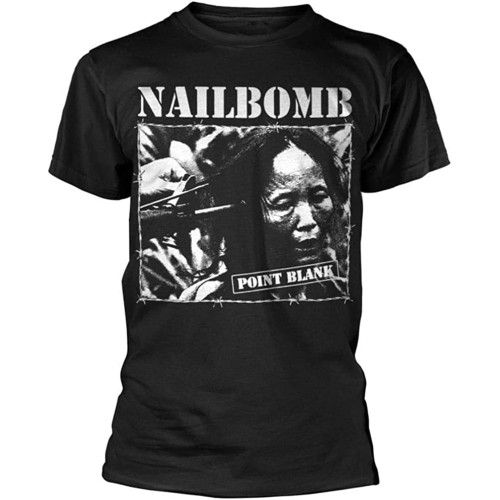NAILBOMB BUMBKLAATT Men Black Cotton T-Shirt Print Tee Shirts NAILBOMB BUMBKLAATT Men Black Cotton T-Shirt Print Tee Shirts