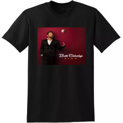 Brett Eldredge T Shirt Glow Vinyl cd Cover Black Brett Eldredge T Shirt Glow Vinyl cd Cover Black