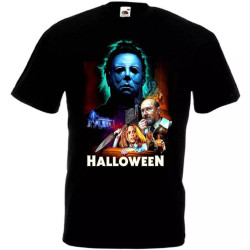 Halloween T Shirt Black Movie Poster 1 Black Halloween T Shirt Black Movie Poster 1 Black