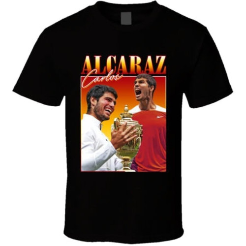 Carlos Alcaraz 90s Style T Shirt