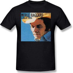 Men's Merle Haggard Man Cotton Short Sleeve T-Shirt Fashion Shirts Men's Merle Haggard Man Cotton Short Sleeve T-Shirt Fashion Shirts