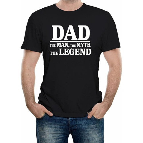 Mens Dad The Man The Myth The Legend Fathers Day T-Shirt Gift Birthday Family