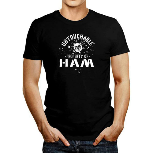 Untouchable Property of Ham Skull Mens T-Shirt Untouchable Property of Ham Skull Mens T-Shirt