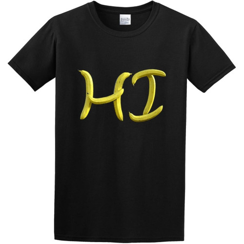 Men's A Yellow Hello Betsy Knapp Transparent T-Shirt Men's A Yellow Hello Betsy Knapp Transparent T-Shirt