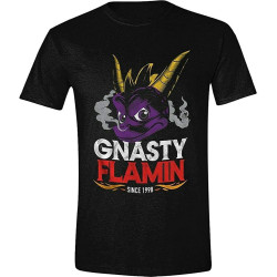 Men's Spyro Gnasty Flamin Black T Shirt Men's Spyro Gnasty Flamin Black T Shirt