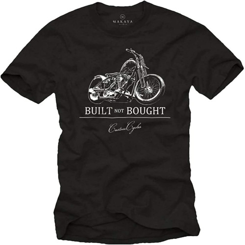 Motorcycle Accessoires Built Not Bought Mens T-Shirt