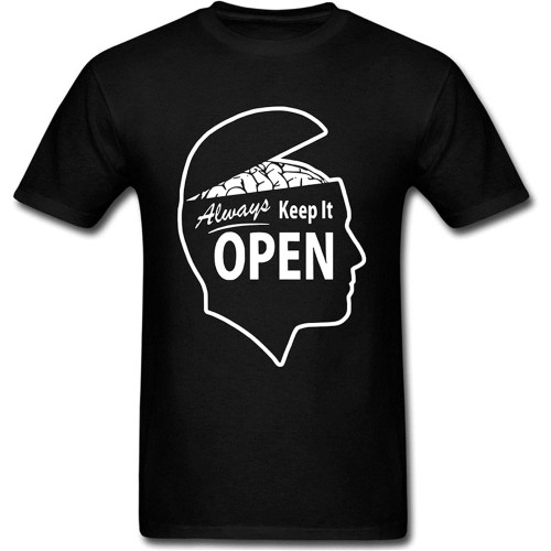 Summer T-Shirt Round Neck T-Shirt Open Minded Always Keep It Open Fight Revolution Government Police T-Shirt Funny T Shirts for Men T-Shirt Summer T-Shirt Round Neck T-Shirt Open Minded Always Keep It Open Fight Revolution Government Police T-Shirt Funny T Shirts for Men T-Shirt