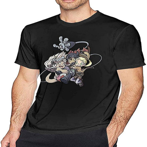 Casual Made in Abyss Nanachi Mens Graphic Comfortable Short Sleeve T-Shirt Casual Made in Abyss Nanachi Mens Graphic Comfortable Short Sleeve T-Shirt