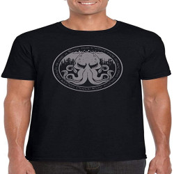Men's in His House at R'Yleh. Cthulhu Lovecraft Inspired Book T-Shirt