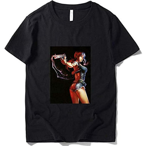 Men's Black Lagoon Revy Bedruckte T-Shirts Aus Cotton Men's Black Lagoon Revy Bedruckte T-Shirts Aus Cotton