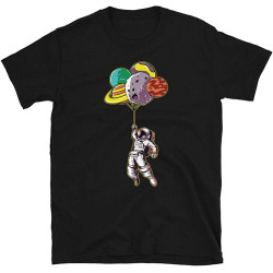 Men's Graphic Cool Astronaut Space Balloons Short-Sleeve Unisex Party Rave T-Shirt Men's Graphic Cool Astronaut Space Balloons Short-Sleeve Unisex Party Rave T-Shirt