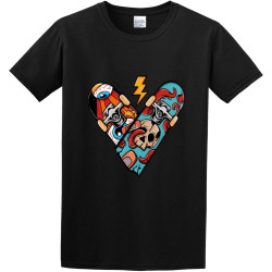 Men's Love Hate Skate T-Shirt Men's Love Hate Skate T-Shirt