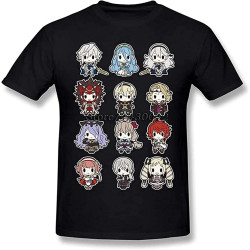 Fire Emblem Fates T-Shirt for Men Short Sleeve Cotton Custom Tee