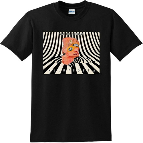 Cage The Elephant Men T Shirt Melophobia Vinyl Cd Cover Tee