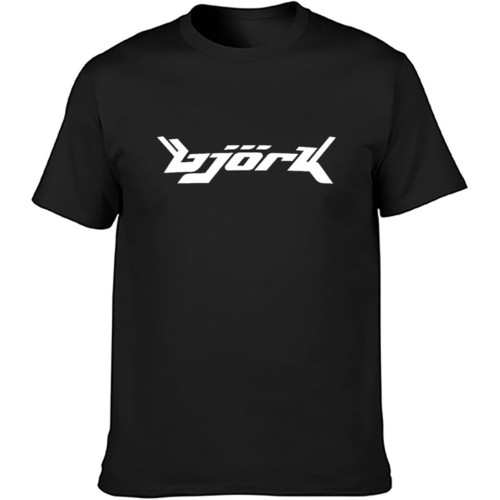 Bjork Logo Sugar Cubes, Iceland Punk Rock Indie Dance Music DJ Short Sleeve Cotton Mens Tshirt
