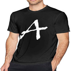 A-Z Name Initial Alphabet Letter A Men's T-Shirt Tees Short Workout Tops Casual A-Z Name Initial Alphabet Letter A Men's T-Shirt Tees Short Workout Tops Casual