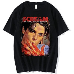 Cool Scream Movie Scream Horror Billy Loomis Halloween Movie T-Shirt