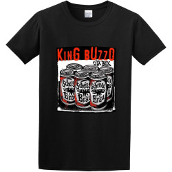 King Buzzo by Thomas Hazelmyer. Limited to 500, Melvins, Punk Short Sleeve Cotton Mens Tshirt King Buzzo by Thomas Hazelmyer. Limited to 500, Melvins, Punk Short Sleeve Cotton Mens Tshirt