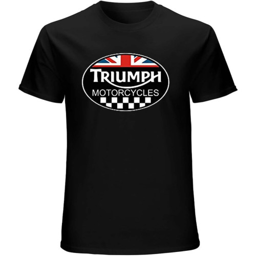 Vintage Triumph Fashion Black T-Shirt Unisex Mens Tees