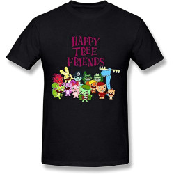 Men's Happy Tree Friends Poster T Shirt Men's Happy Tree Friends Poster T Shirt
