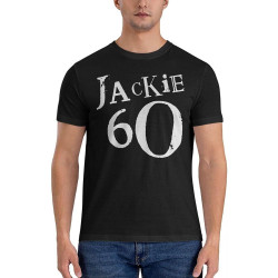 Jackie 60 White Logo on Black Gear Essential T-Shirt Designer t Shirt Men T-Shirt Short Custom t Shirts Design Your own