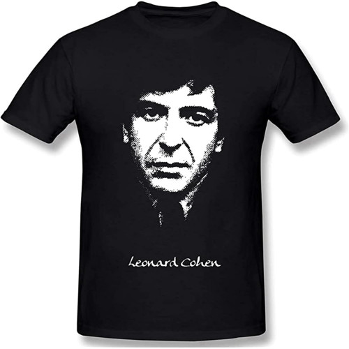Leonard Cohen Design Men T Shirts Short Sleeves Round Neck Tee Summer Tops Leonard Cohen Design Men T Shirts Short Sleeves Round Neck Tee Summer Tops