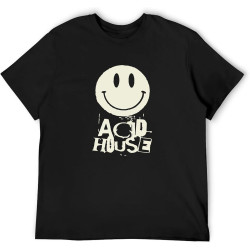Acid House Raver Ecstacy Music Top Sweatshirt Short Sleeve Black Acid House Raver Ecstacy Music Top Sweatshirt Short Sleeve Black