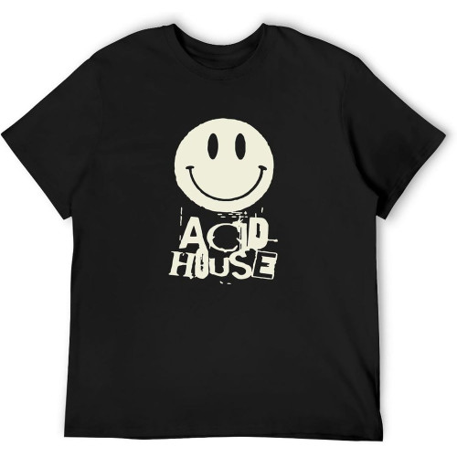 Acid House Raver Ecstacy Music Top Sweatshirt Short Sleeve Black Acid House Raver Ecstacy Music Top Sweatshirt Short Sleeve Black