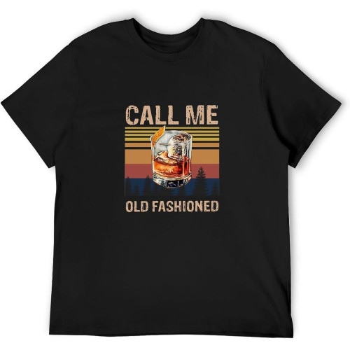 Call Me Old Fashioned Whisky Wine Drinking Top Sweatshirt Short Sleeve Black Call Me Old Fashioned Whisky Wine Drinking Top Sweatshirt Short Sleeve Black