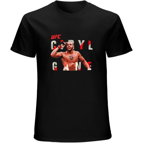 Ciryl Gane Top Sweatshirt Short Sleeve Black