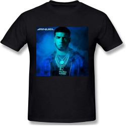 Anuel-Aa Men's Comfortable Short Sleeve Shirts Crew Neck Personality Fashion t-ShirtTop Sweatshirt Short Sleeve Black Anuel-Aa Men's Comfortable Short Sleeve Shirts Crew Neck Personality Fashion t-ShirtTop Sweatshirt Short Sleeve Black