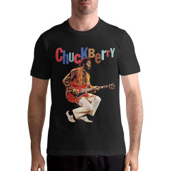Chuck Berry T Shirt Mens Custom Pattern Short Sleeve Top Tees(1) Top Sweatshirt Short Sleeve Black Chuck Berry T Shirt Mens Custom Pattern Short Sleeve Top Tees(1) Top Sweatshirt Short Sleeve Black
