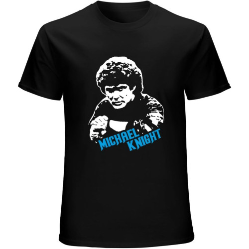 Michael Knight Rider T Shirt Graphic Top Printed Shirt Short-Sleeve Tee MensTop Sweatshirt Short Sleeve Black Michael Knight Rider T Shirt Graphic Top Printed Shirt Short-Sleeve Tee MensTop Sweatshirt Short Sleeve Black