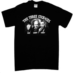 Three Stooges Adult T-Shirt Opening Credits Tee ShirtTop Sweatshirt Short Sleeve Black Three Stooges Adult T-Shirt Opening Credits Tee ShirtTop Sweatshirt Short Sleeve Black
