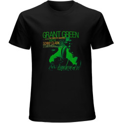 Grant Green with Sonny Clark Men's T-Shirt TeeTop Sweatshirt Short Sleeve Black Grant Green with Sonny Clark Men's T-Shirt TeeTop Sweatshirt Short Sleeve Black