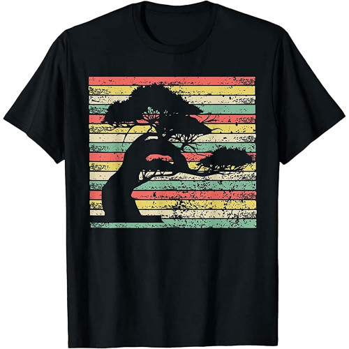 Vintage Bonsaii Tree Japanese Great Gift Idea T-Shirt Top Sweatshirt Short Sleeve Black Vintage Bonsaii Tree Japanese Great Gift Idea T-Shirt Top Sweatshirt Short Sleeve Black