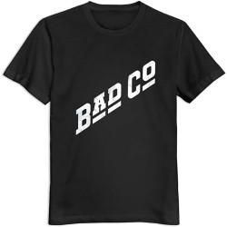Haggai Pottle Crystal Men's Bad Company Logo Brand Design T ShirtTop Sweatshirt Short Sleeve Black Haggai Pottle Crystal Men's Bad Company Logo Brand Design T ShirtTop Sweatshirt Short Sleeve Black