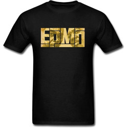 Men's EPMD Oliver Barret Logo T ShirtTop Sweatshirt Short Sleeve Black